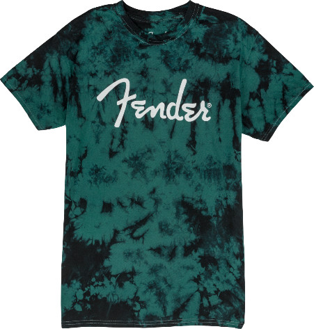 Оригинальная футболка с логотипом Fender Guitars Tie-Dye синяя M Средний размер 6890₽