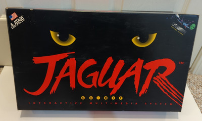 Atari Jaguar Console System Complete in Box, CIB, and fully tested. W Cybermorph