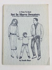 Machine Knitting Pattern Book - Set In Sleeve Sweaters by A Time To Knit 1990 