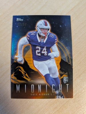 2024 Topps Midnight Cole Bishop RC Summer Solstice Rookie #/50 Bills