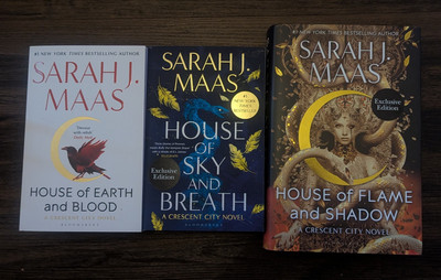 NEW Crescent City Trilogy Sarah J Maas Paperback Hardback Exclusive Editions...