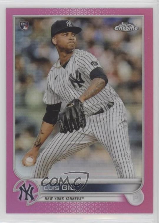 2022 Topps Chrome Pink Refractor Luis Gil #202 0x5t