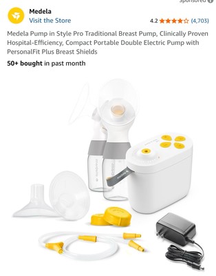 Medela Pump In Style Double Electric Breast Pump - White (101041361)