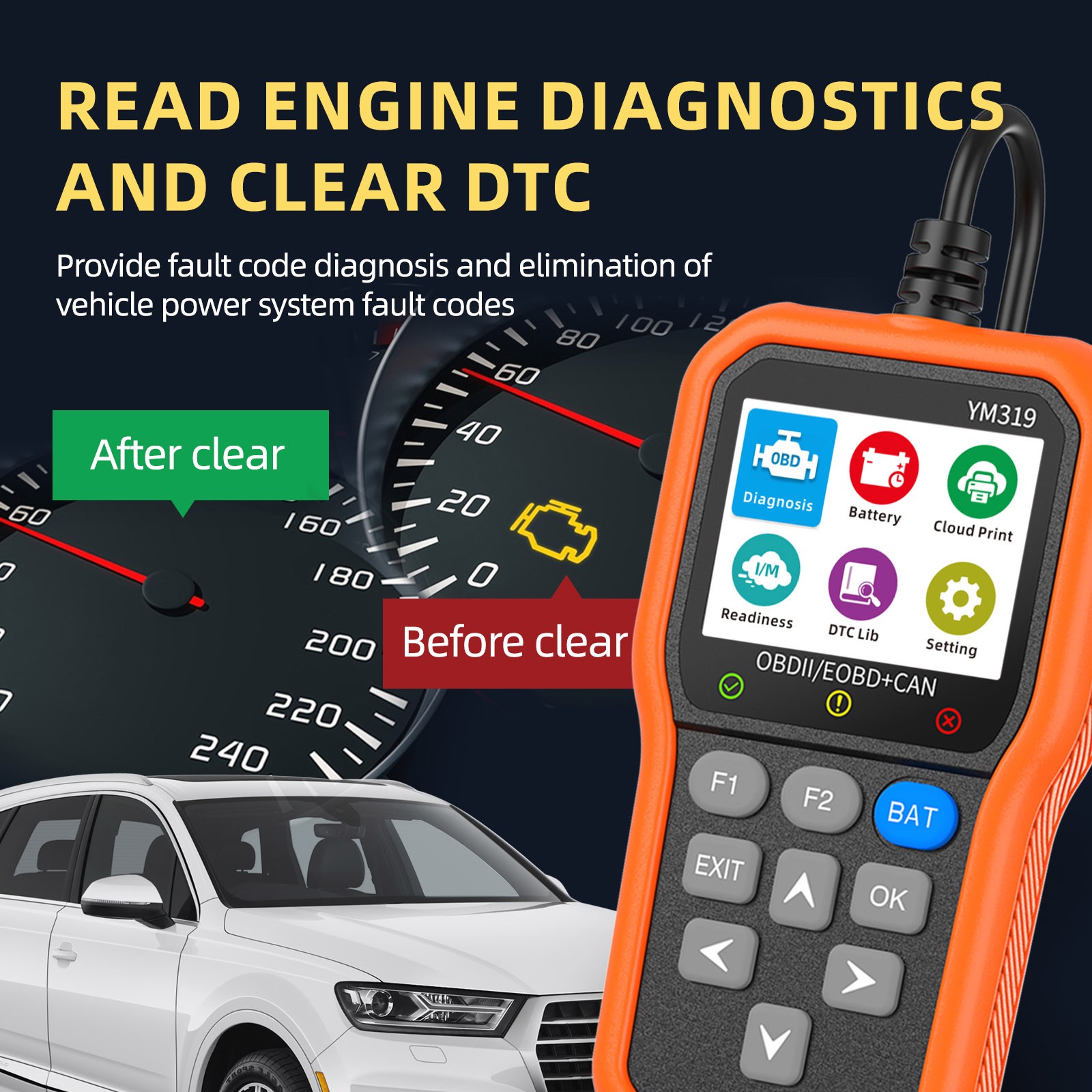 Car Key Programmer Tool For INFINITI Chip Pin Reader Coding OBD2 Diagnostic