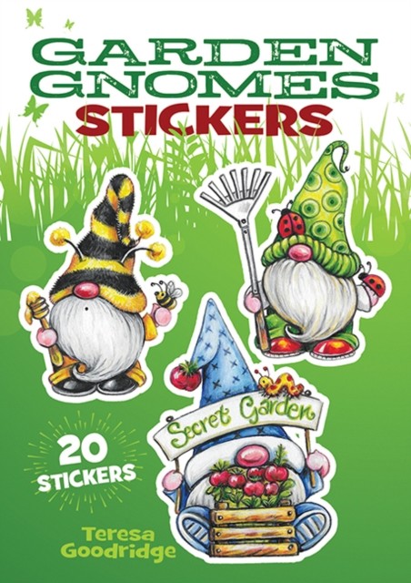 Garden Gnome Stickers by Teresa Goodridge (Paperback Book)