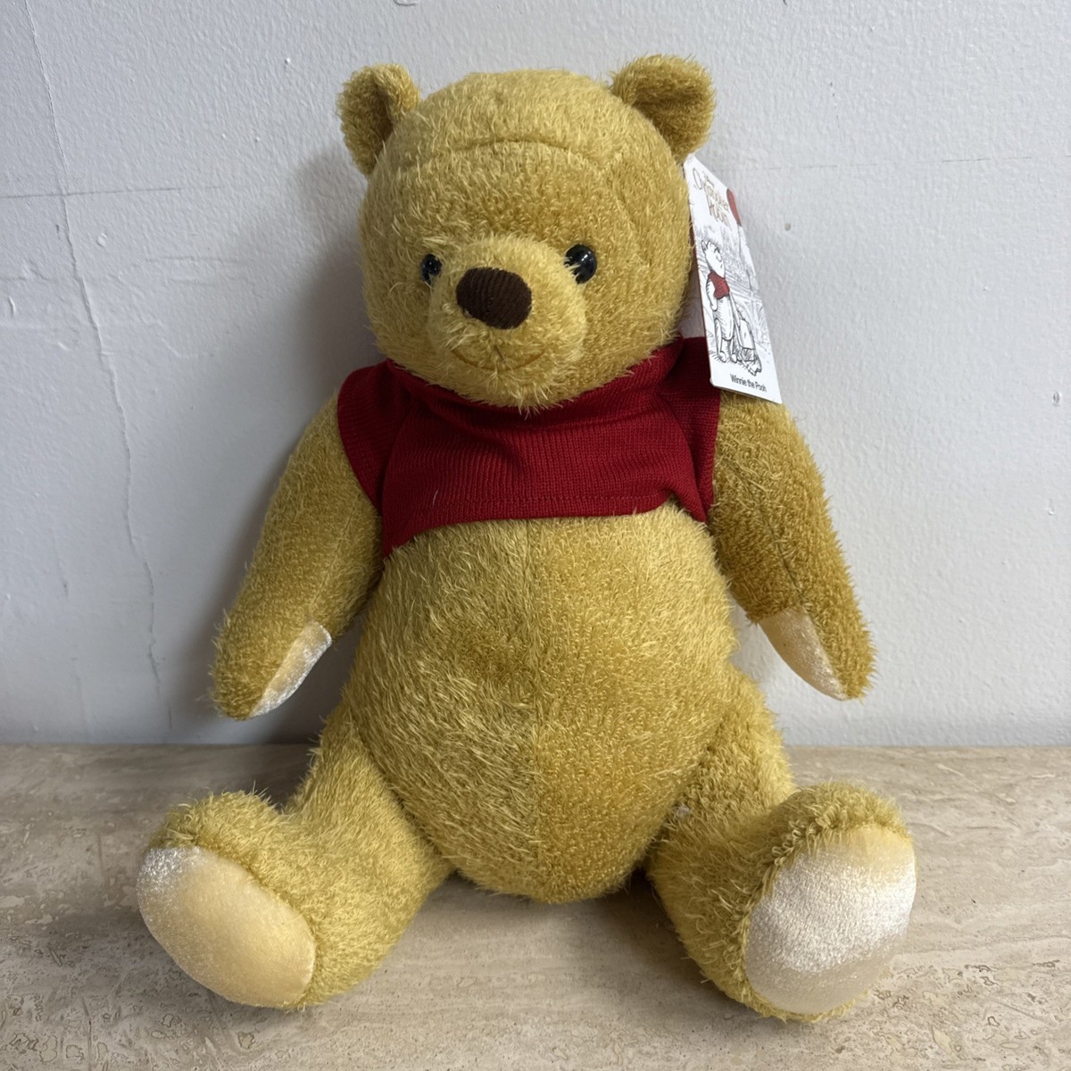 Christopher Robin Vintage Pooh Bear Stuffed Animal Disney
