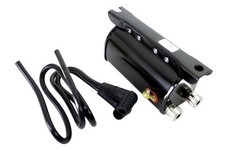 Stock 6 Volt Replica Ignition Coil Black Harley Panhead 1948-1960 Fl  31604-48