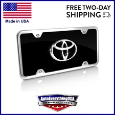 Au-Tomotive Gold Inc. Officially Licensed Chrome Logo on Black Acrylic License