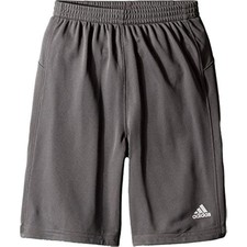 adidas Kids Boy's Sport Shorts Grey/Orange Size 5 - NEW with tags