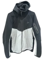 Nike Tech Fleece Windrunner Full-Zip Jacket Black Grey Mens Size L Large