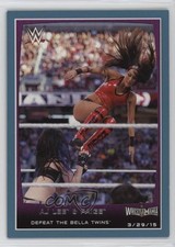 2015 Topps WWE Road to Wrestlemania Wal-Mart Blue AJ Lee Paige #106 12hh