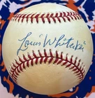 LOU WHITAKER SIGNED OAL BASEBALL DETROIT TIGERS 1984 WS CHAMP 78 ROY 3X GG 5X AS