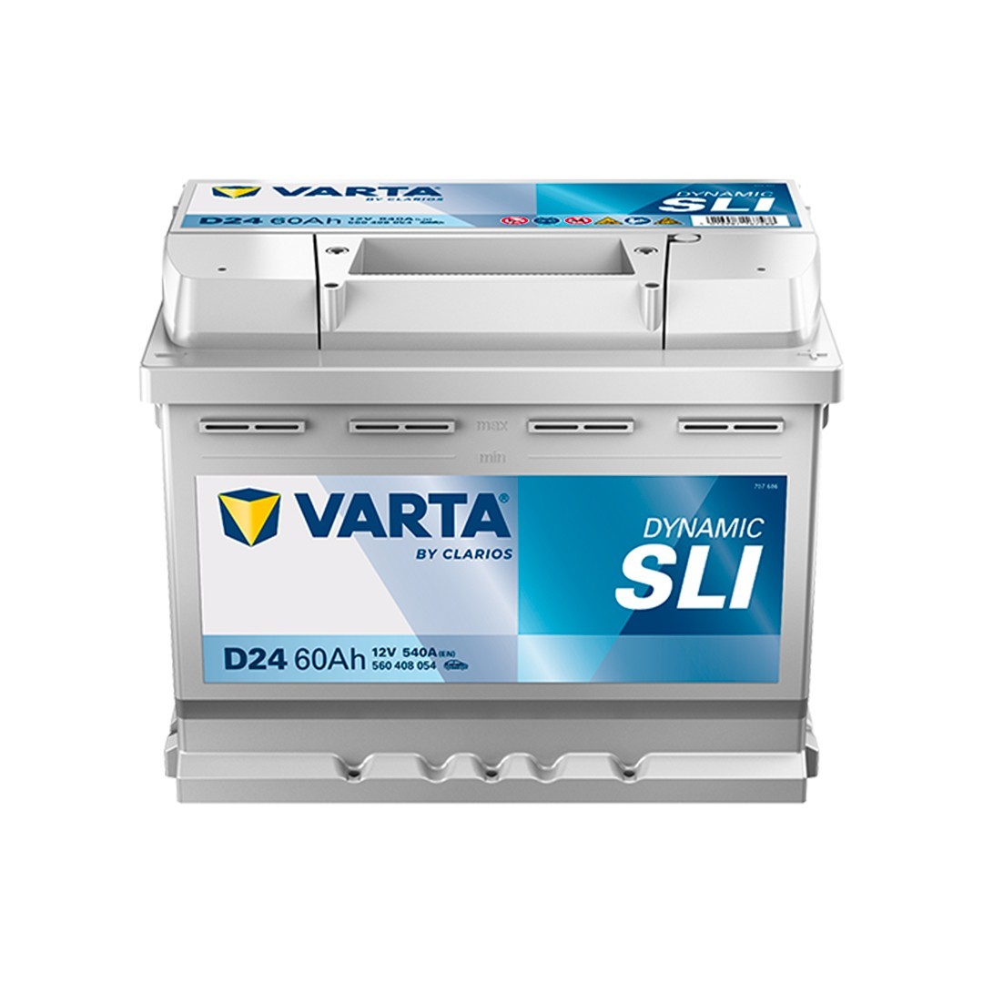 Batterie voiture Varta D24 Blue Dynamic 12V 60Ah pour citadines