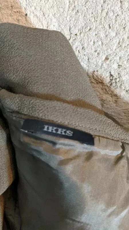 Ikks Taille 38 Superbe jupe doublée kaki bronze en viscose - Photo 4/4