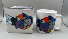 Batman vs The Joker 1989 Coffee Mug With Box DC Comics Applause Vintage