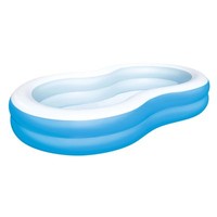 Bestway Planschbecken 262X157X46Cm The Big Lagoon Family Pool Familienpool 54117