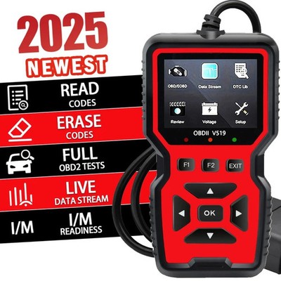 2025 VD519 Profi KFZ OBD2 Diagnosegerät Auto OBDII Scanner Fehlerauslesegerät