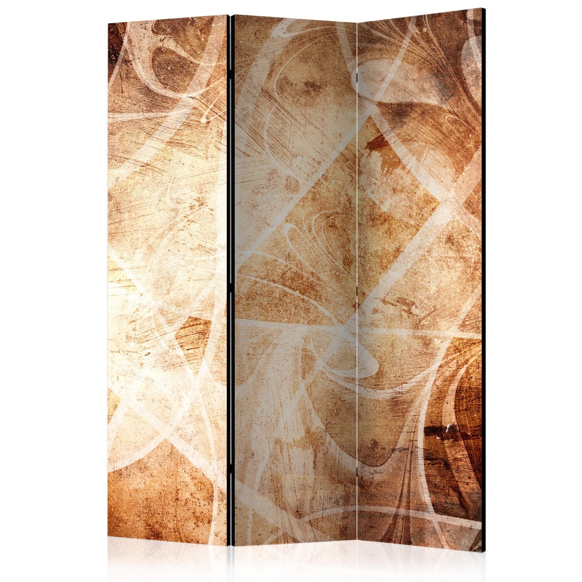Paravent 3 volets motif texture effet naturel pour deco haut de gamme