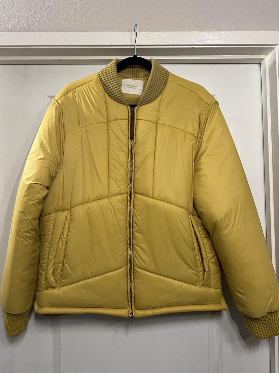 Aime Leon Dore Quilted Bomber, Yellow, Size Medium | eBay