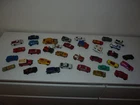 Collection of Mainly Majorette & Matchbox Cars and Vans with Towhooks -Playworn