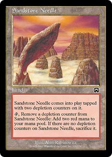 Magic MTG - Sandsteinnadel - Mercadia Masken - EXC - DE