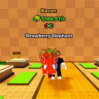 KICK A LUCKY BLOCK - BACON STRAWBERRY ELEPHANT 186.9T/s