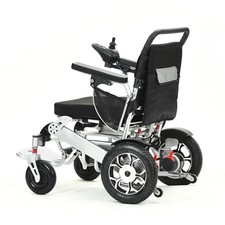 Quelith Electric Wheelchair Folding Power Chair All Terrain 12A 24V New