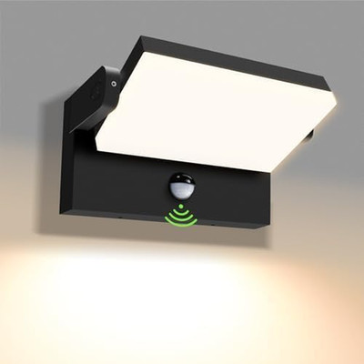 20W/40W/55W LED Motion Sensor Wall Light, 360° Rotatable, IP65 Waterproof