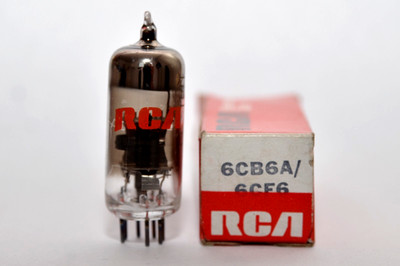 Vintage RCA 6CB6A / 6CF6 Pentode / Radio-Röhre / Vacuum Electron Tube, USA, NOS