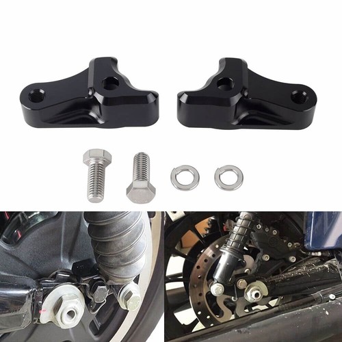 2" Rear Shock Lowering Blocks Kit For Harley Road King Street Glide