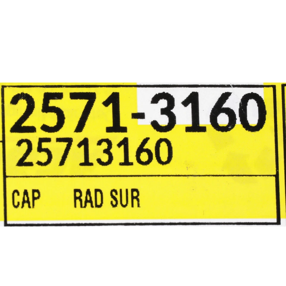 Tapa del tanque de desbordamiento de refrigerante genuino OEM NUEVO GENUINO 1992-2004 GM 25713160 Foto 4 de 4