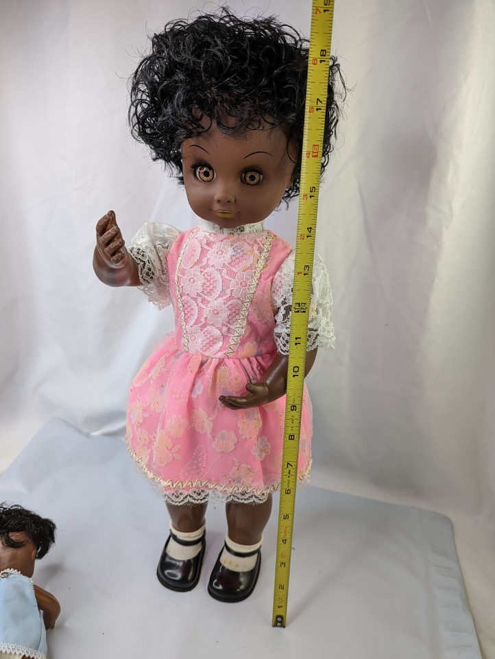 African American Musical Doll Baby 18 Inch Moves Eyes Close Hong Kong african-american-musical-doll-baby-18-inch-moves-eyes-close-hong-kong