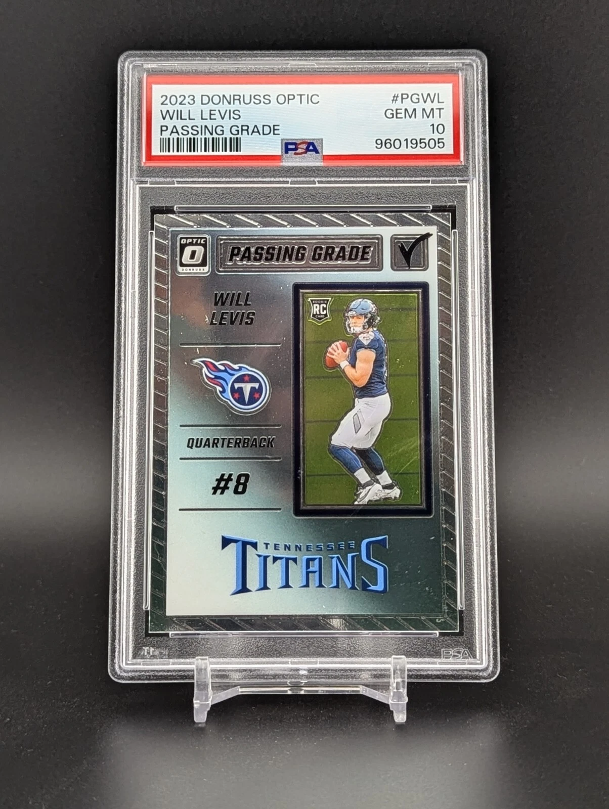 Will Levis Panini Donruss Optic Passing Grade #PGWL Base