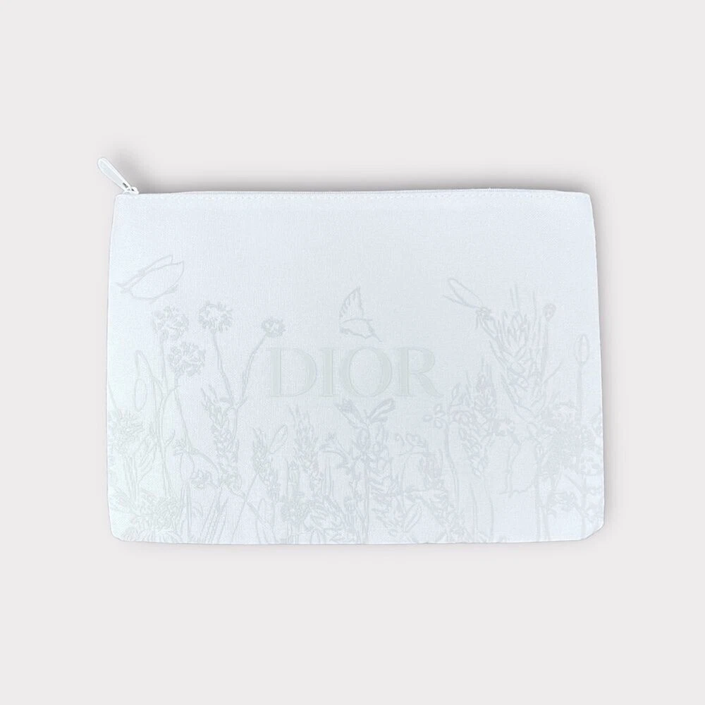 Sac beauté Dior édition limitée fleurs en relief papillons