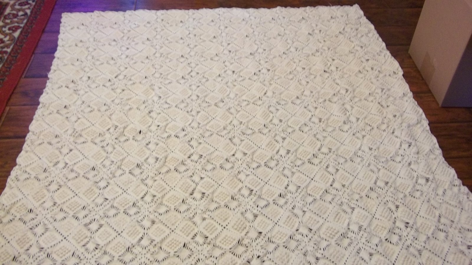 Vintage Handmade Crochet Bedspread/Coverlet/Tablecloth eBay