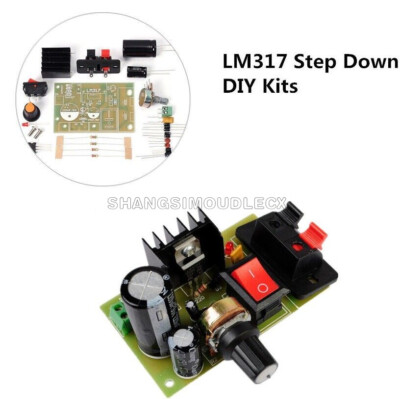 LM317 Step Down DC 5V-35V to 1.25V-30V DIY Kit AC/DC Power Supply Module NEW