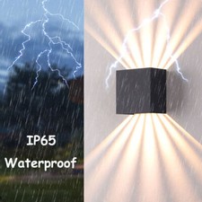 For Indoor/Outdoor 6W LED Waterproof Wall Mounted Light Fixture Garden Lamp.