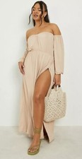 Boohoo Stone Summer Dress