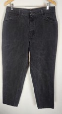 Vintage 80s 90s Gitano Jeans Plus size 18 Mom High Rise Tapered Faded Black