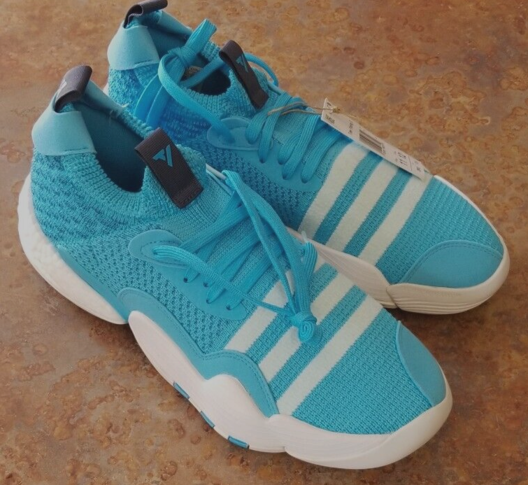 NWT Adidas  Trae Young 2 blue white low top athletic lace up basketball shoes 12 Amazon.com | adidas Trae Young 2 Mens Basketball Shoes  main image 2