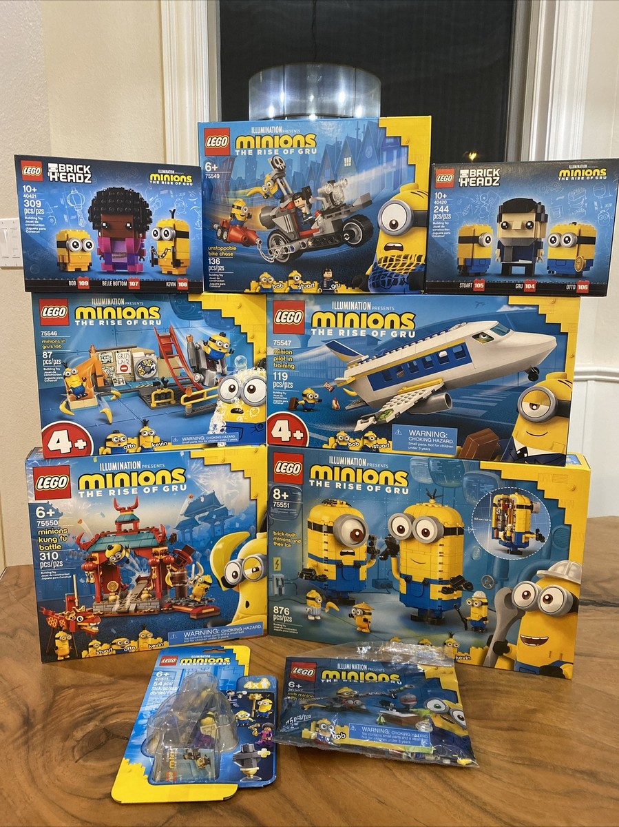 LEGO Wave 1-2 Minions Sets 75546 75547 75549 75550 75551 40511