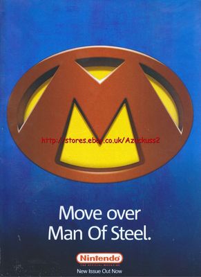 Nintendo Official Magazine ''Move Over Man Of Steel'' 2006 Magazinanzeige #4729