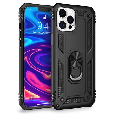 NALIA Outdoor Ring Hülle iPhone 12 Pro Max Case 360° stoßfest