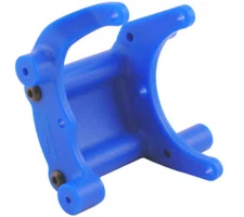 RPM 80905 Blue Bumper or Wheelie Bar Mount for 2WD Traxxas Slash Bandit Stampede