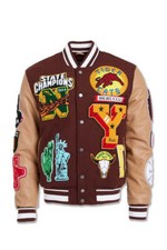 Jordan Craig Empire City Varsity Jacket Ruby 