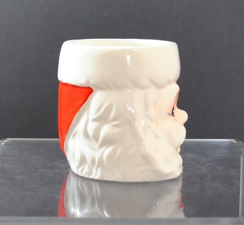 Vintage 6 Lefton Santa Keramik Becher Tasse Griff Japan Original Box 3 1/2" P6 - Bild 5 von 12