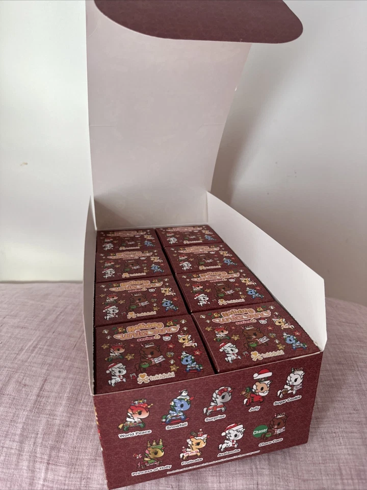 Новый Tokidoki праздник Unicorno серии 4 чехол из 8 совершенно новый каждая коробка запечатанный - Изображение 2 из 3