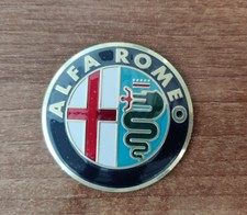 Classic Golden Alfa Romeo Giuliastelvio Steering Wheel Emblem Badge Logo 56mm