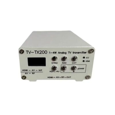 TV-TX200 VHF/UHF Analog TV   Support HD/AV Input w/ Telescopic Antenna #A6-40