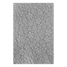 FLOWER FRENZY 3D EMBOSSING FOLDER-Spellbinders Paper Arts-A2/5x7-Textured Cards